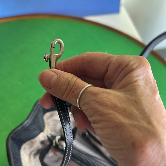 DOONEY & BOURKE SIGNATURE BLACK CANVAS SHOULDER HAND BAG TOTE #K1068110 - Picture 6 of 16